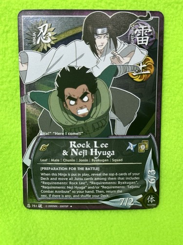 Naruto ccg rock lee - &, neja
